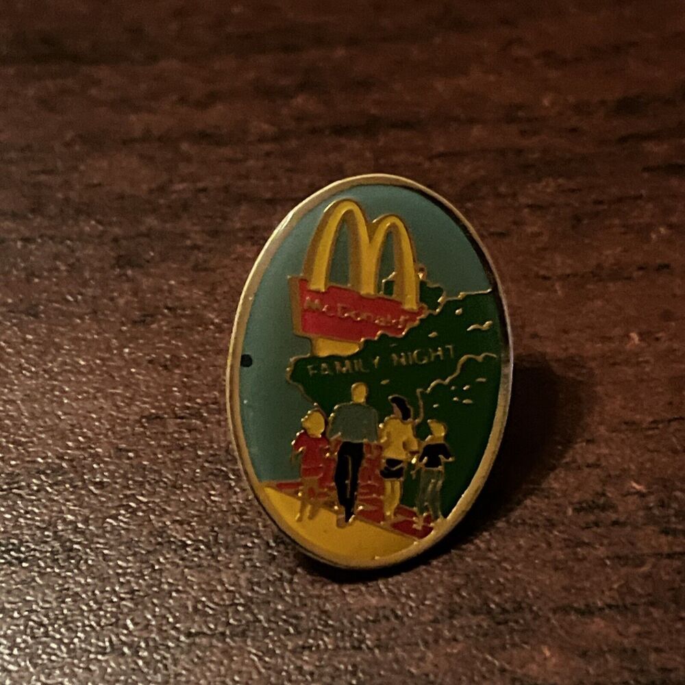 McDonald's Family Night Employee Lapel‎ Hat Pin